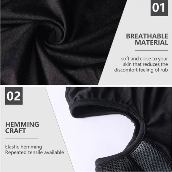 Winter Thermal Balaclava Windproof Ski Motorcycle Hood Cold Weather Face Mask - Picture 4 of 5